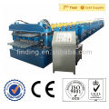 steel metal profile high rib roofing tile ridge cap panel roll forming machine